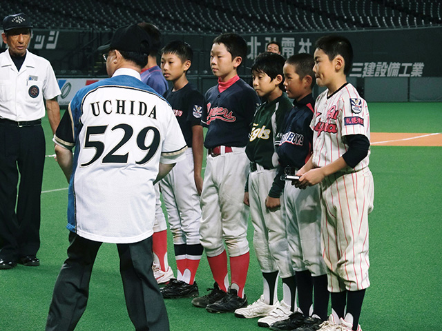清田区少年軟式野球・ティーボール大会風景